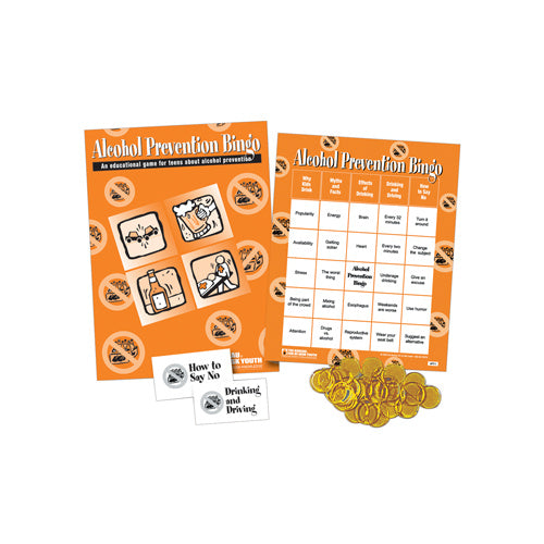 Alcohol Prevention Bingo Teen