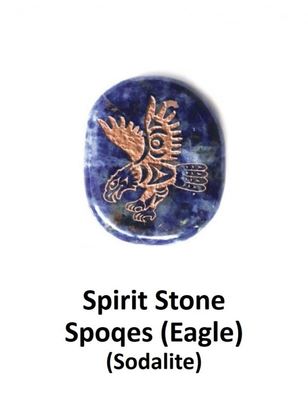 Spirit Stone - Sodalite<br> Eagle (Spoqes)