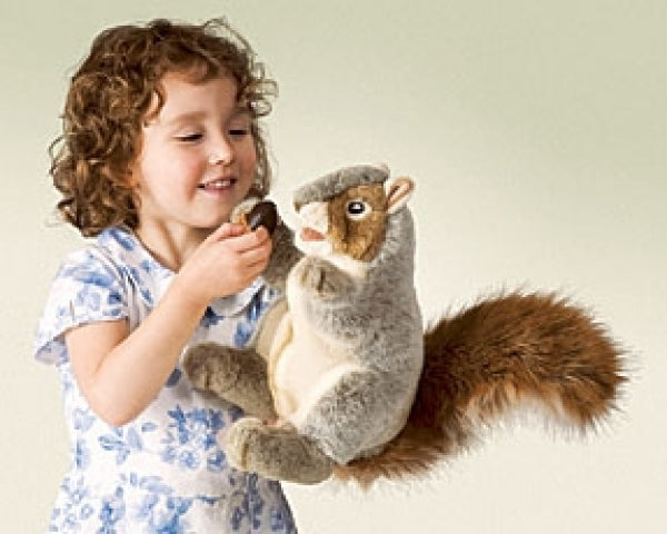 Gray Squirrel Puppet