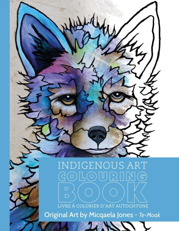 Indigenous Art Coloring Book Fox
