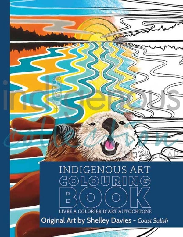 Indigenous Art Colouring Book Otter