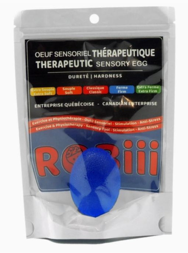 Therapeutic Sensory Egg Blue Firm