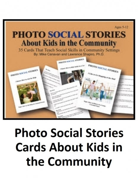 Photo Social Stories Cards About Kids in the Community