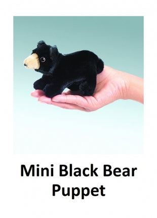 Mini Black Bear Puppet
