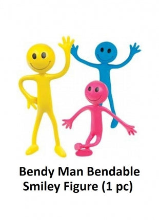 Bendy Man Bendable Smiley Figure