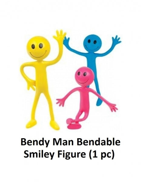 Bendy Man Bendable Smiley Figure