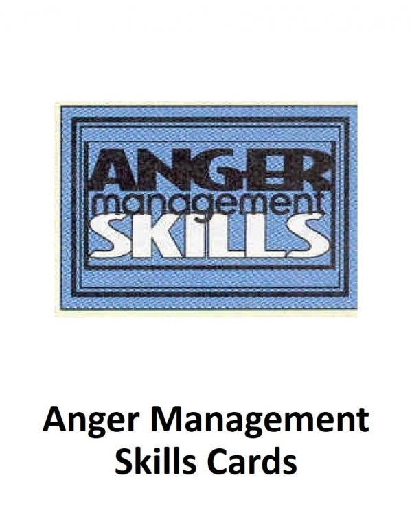 Anger Management Skills Cards
