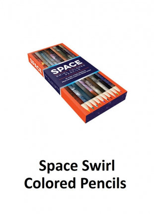 Space Swirl Colored Pencils