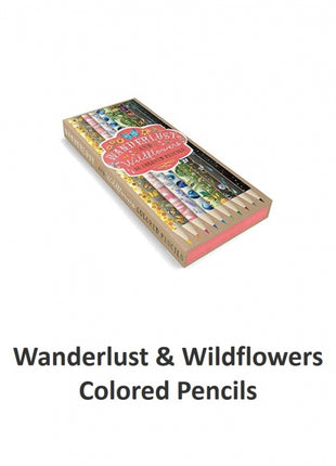 Wanderlust and Wildflowers coloured pencils
