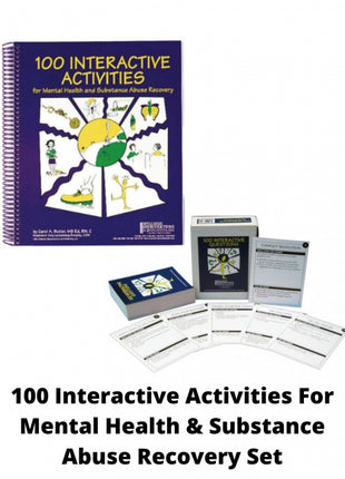 100 Interactive Activities For Mental Health & Substance Abuse Recovery Set