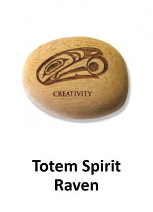 Totem Spirit Raven and Light: Creativity