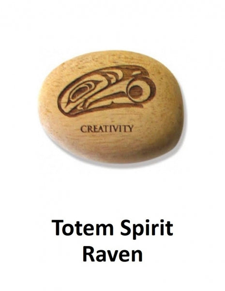 Totem Spirit Raven and Light: Creativity
