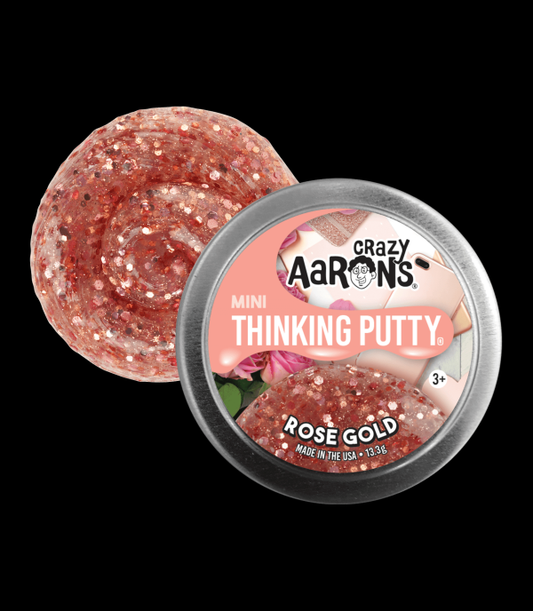 Mini Thinking Putty Rose Gold 2"