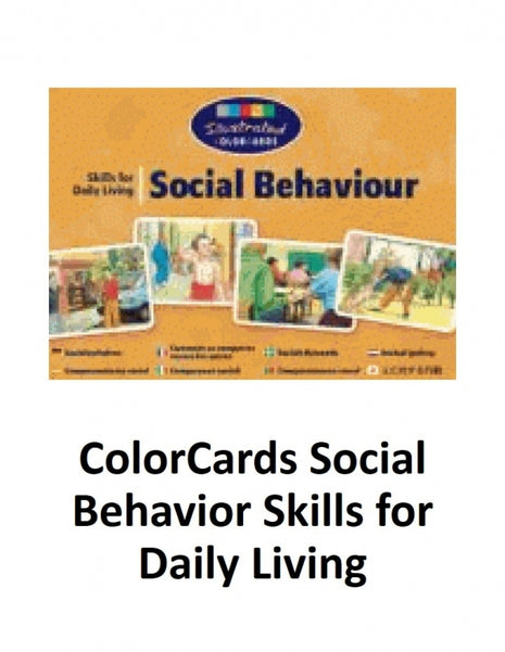 ColorCards Social Behavior Skills for Daily Living