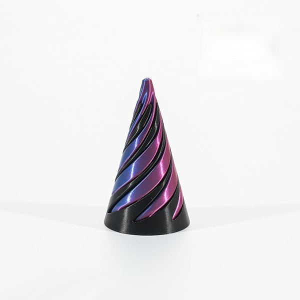 Metallic Spiral Cone Fidget