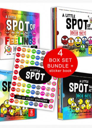 Four Spot Box Set Bundle with Sticker Book
