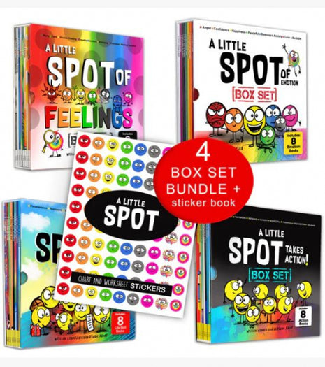 Four Spot Box Set Bundle with Sticker Book