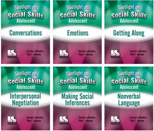 Spotlight on Social Skills Adolescent 6-Book Set