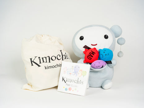 Kimochis® Cloud 13" Plush Character in a Canvas Bag