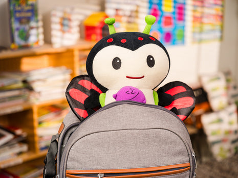 Kimochis® Bug 13" Plush Character in a Canvas Bag