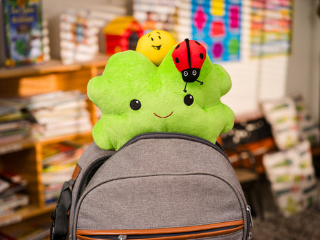 Kimochis® Clover 13" Plush Character in a Canvas Bag