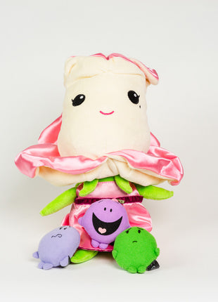 Kimochis® Bella Rose 13" Plush Character in a Canvas Bag