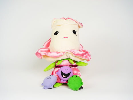 Kimochis® Bella Rose 13" Plush Character in a Canvas Bag