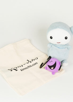 Kimochis® Cloud 6" Plush Character in a Canvas Bag