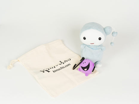 Kimochis® Cloud 6" Plush Character in a Canvas Bag