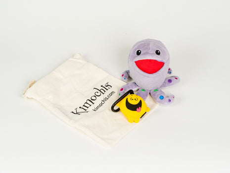 Kimochis® Huggtopus 6" Plush Character in a Canvas Bag