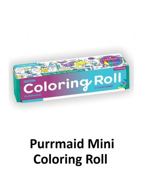 Purrmaid Mini Coloring Roll