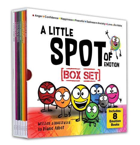 Little SPOT of Emotion Box Set (8 Books: Anger, Anxiety, Peaceful, Happiness, Sadness, Confidence, Love, & Scribble Emotion)
