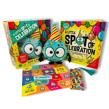 Birthday Celebration Plush Toy and Book Set