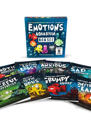 Emotions Aquarium 8 Book Box Set (Books 1-8: Axolotl, Guppy, Clam, Octopus, Lobster, Pufferfish, Seahorse, & Aquarium Crew)