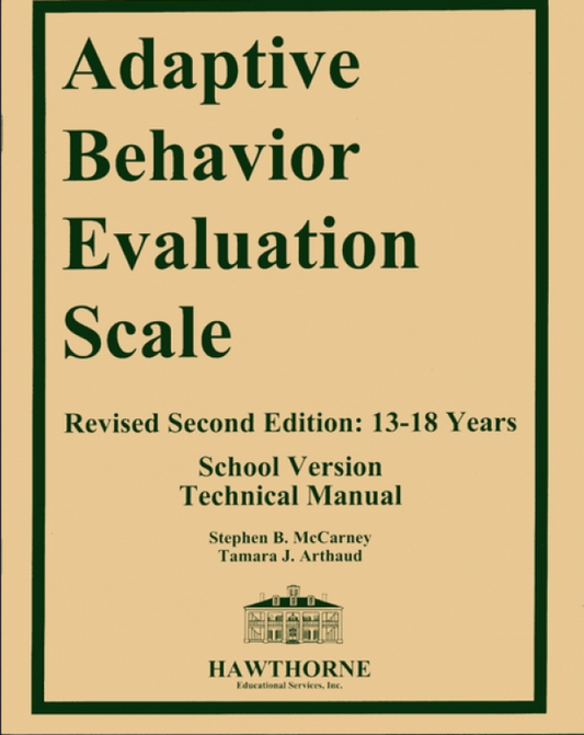 ABES 13-18 School Version Rating Form