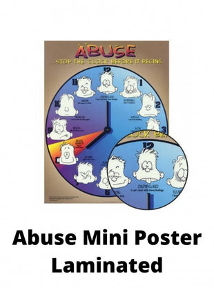 Abuse Mini Poster Laminated