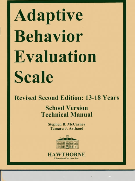 ABES-3: 13-18 School Version Technical Manual
