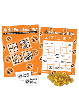 Alcohol Prevention Bingo Teen