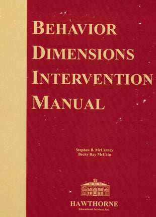 Behavior Dimensions Intervention Manual