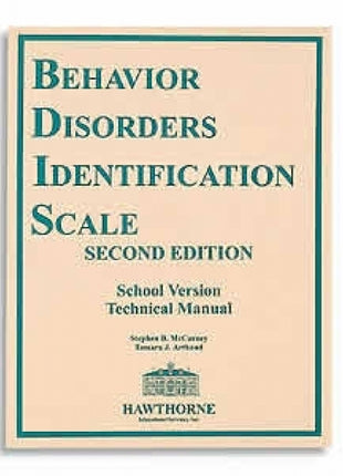 BDIS-2R Behavior Disorders Identification Scale School Version Rating Forms (25)