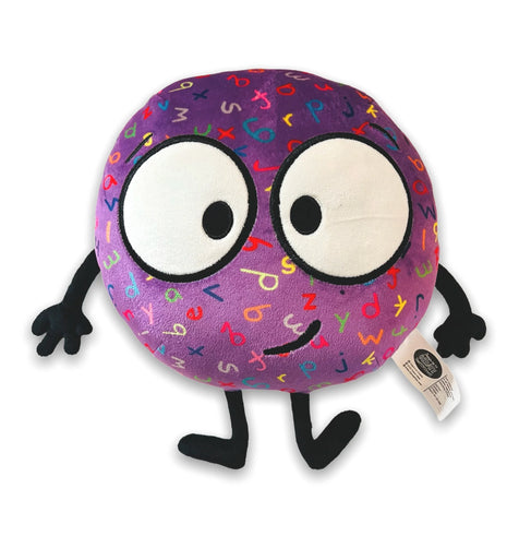Big Purple Letter Learning Plush