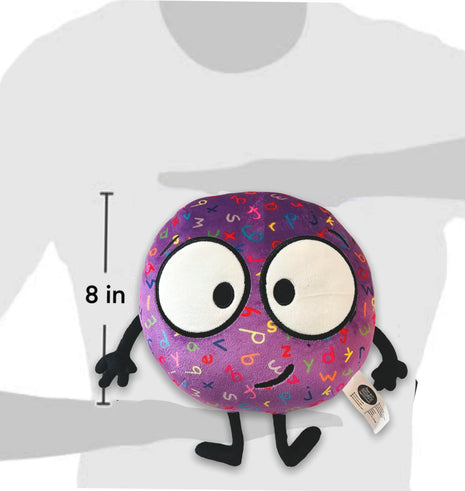 Big Purple Letter Learning Plush