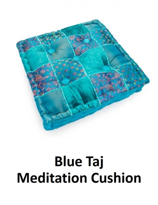 Blue Taj Meditation Cushion Square