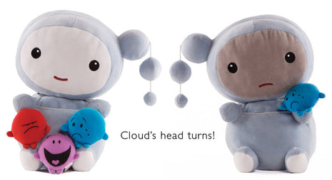 Kimochis® Cloud 13" Plush Character in a Canvas Bag