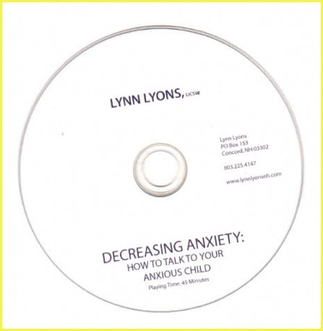 Decreasing Anxiety<br>DVD for Parents