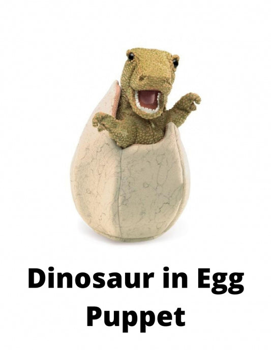 Dinosaur in Egg Puppet