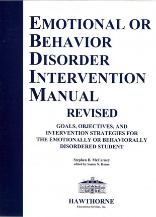 Emotional or Behavior Disorder Intervention Manual Revised