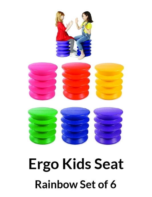 Ergo Kids Seats - Rainbow Set of 6