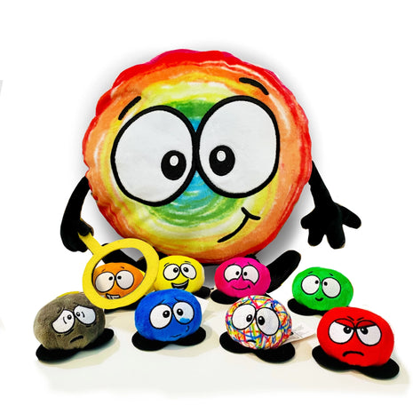 Feeling Detective Plush with 8 Mini Plush Emotions