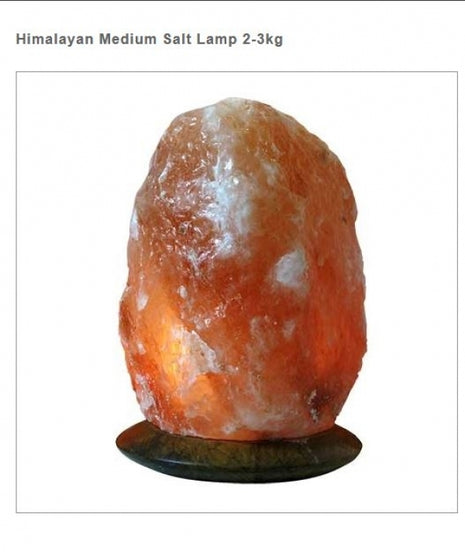 Himalayan Salt Lamp Medium Amber